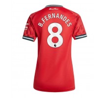 Manchester United Bruno Fernandes #8 Koszulka Podstawowa damskie 2025-26 Krótki Rękaw